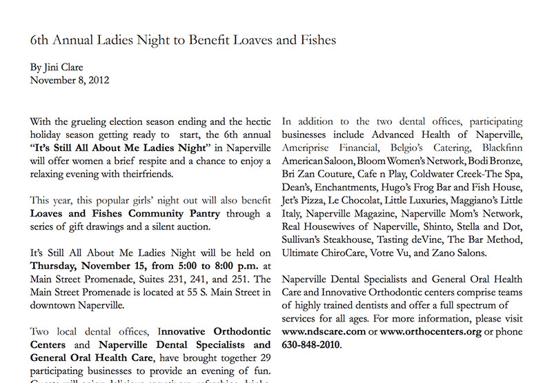 press-release-6th-annual-ladies-night-to-benefit-loaves-fishes