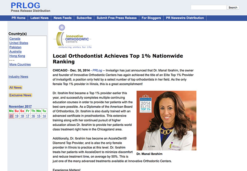 press-release-local-orthodontist-achieves-top-1-nationwide-ranking