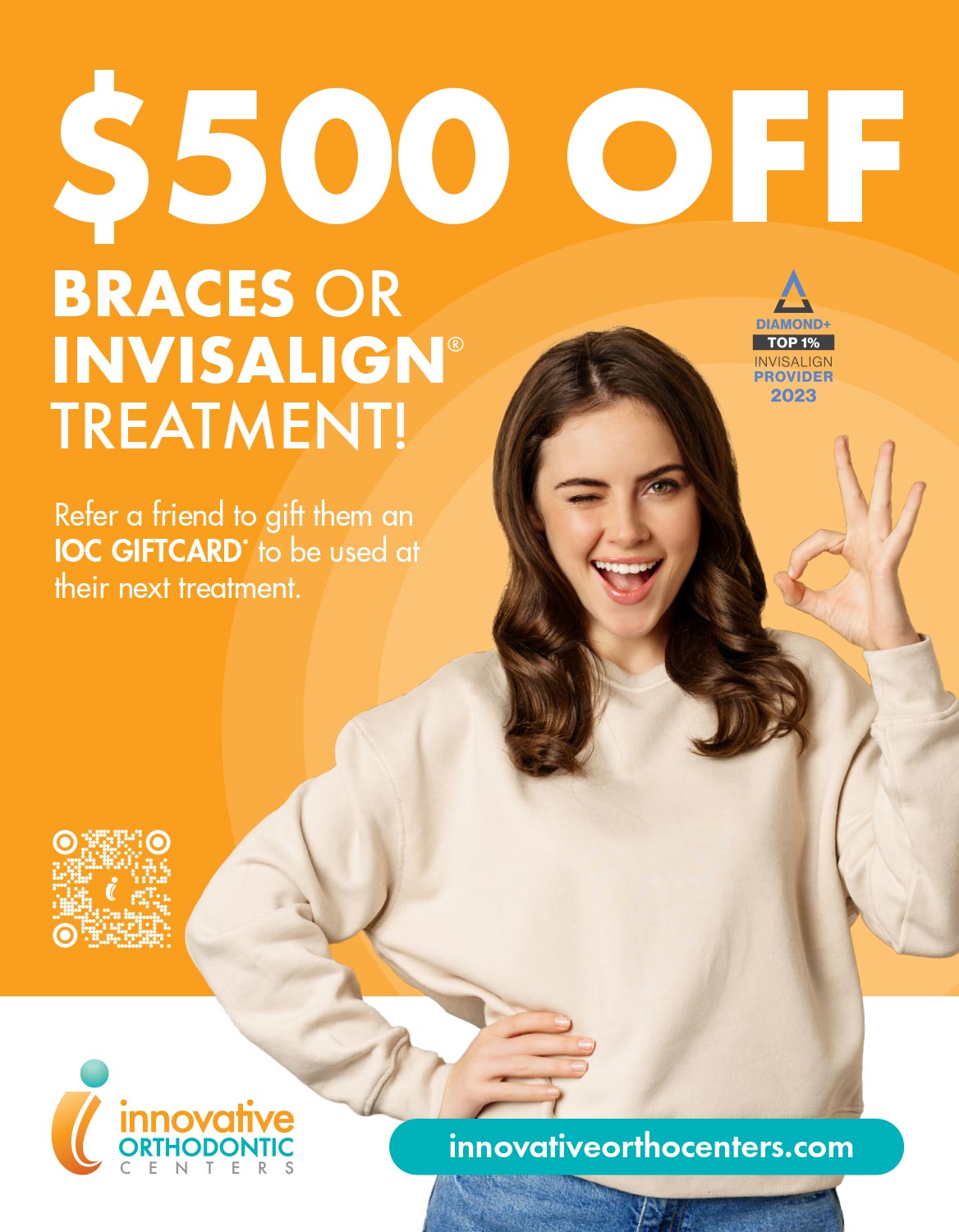 Special Offers - $500 Off, Braces Or Invisalign Treatment!